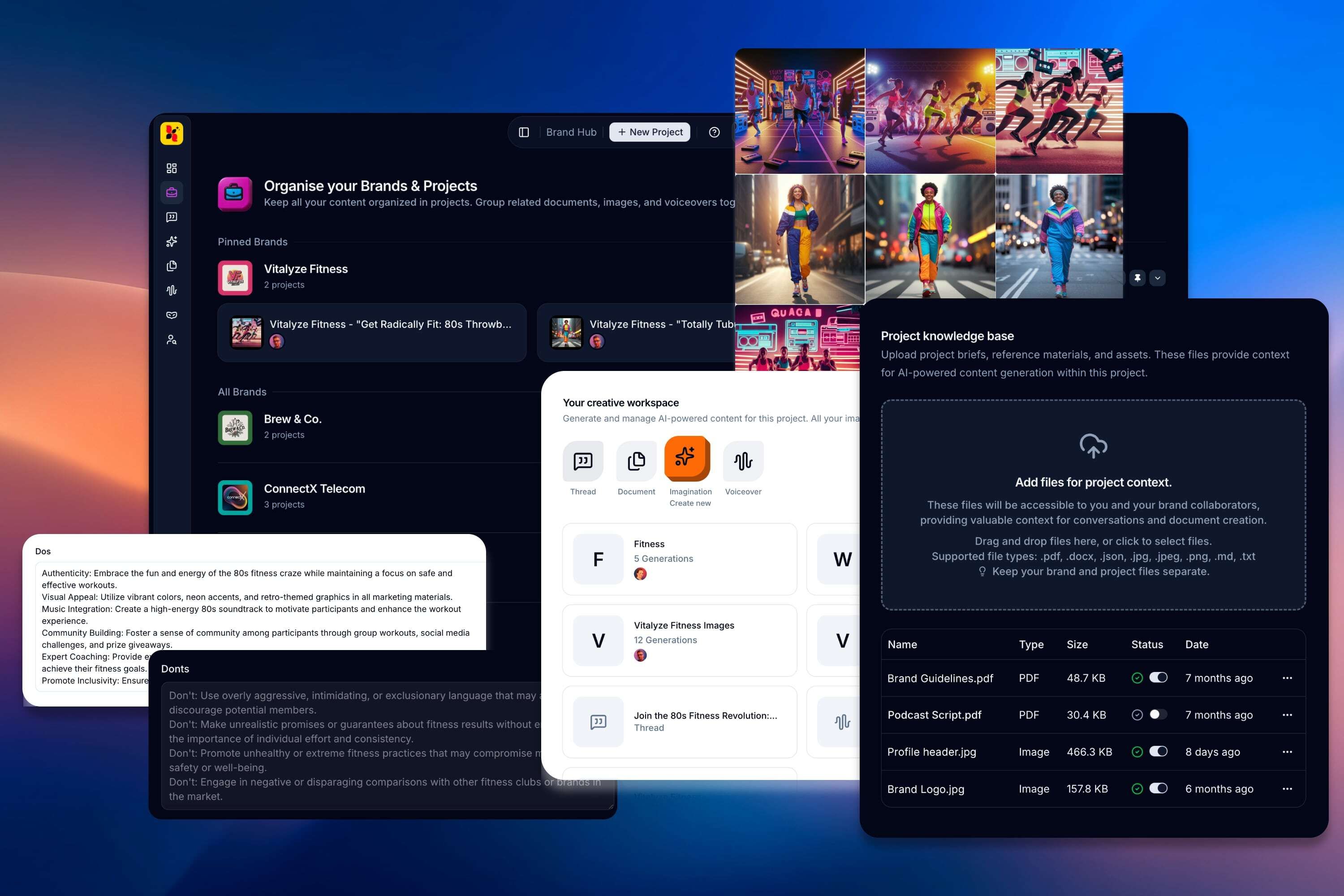 Govern — brand hub and guardrails in Euryka