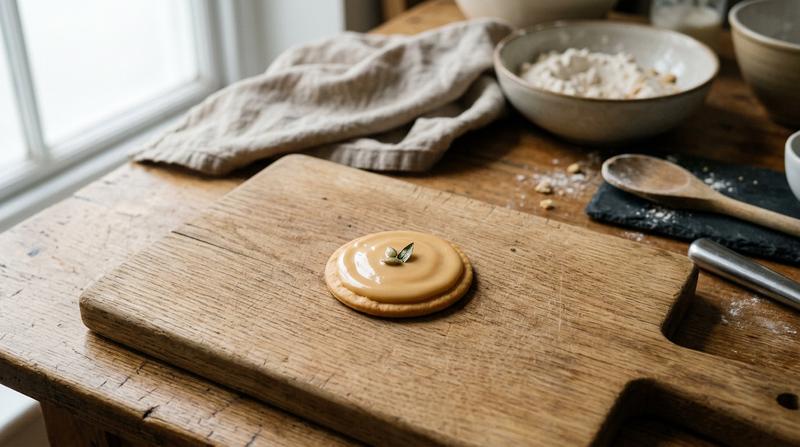A grid of similar AI-generated food product descriptions and imagery that share the same polished generic tone