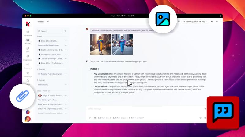 Attach Images in Threads