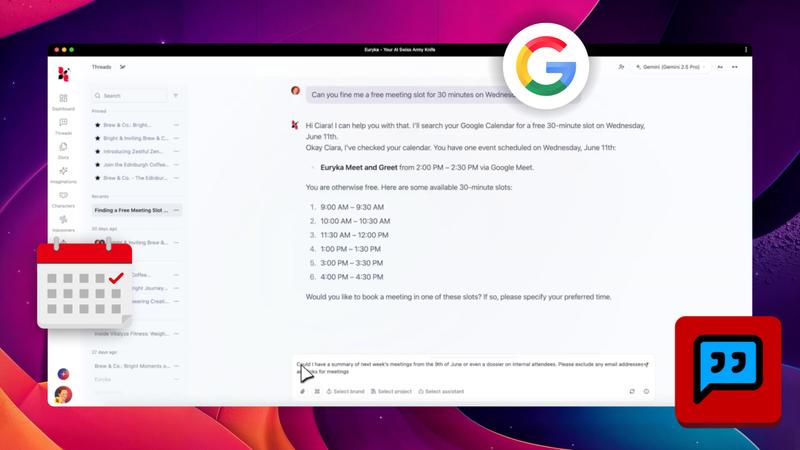 Connect Your Google Calendar to Euryka