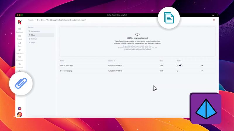 Keep AI On-Brand with Files