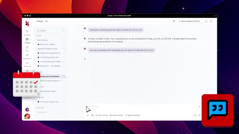 Manage Calendar in Threads